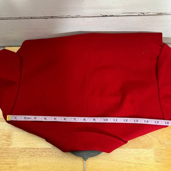 Pendleton Wool One Button Blazer Jacket Red Size Small - Picture 7 of 11